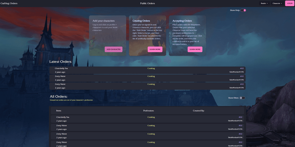 second portfolio example